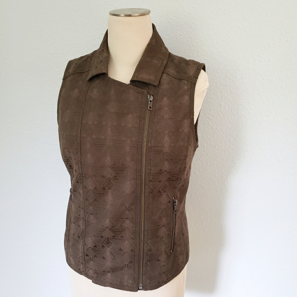 Hinge Nordstrom Geo Jaquard Motor Vest - Picture 3 of 10
